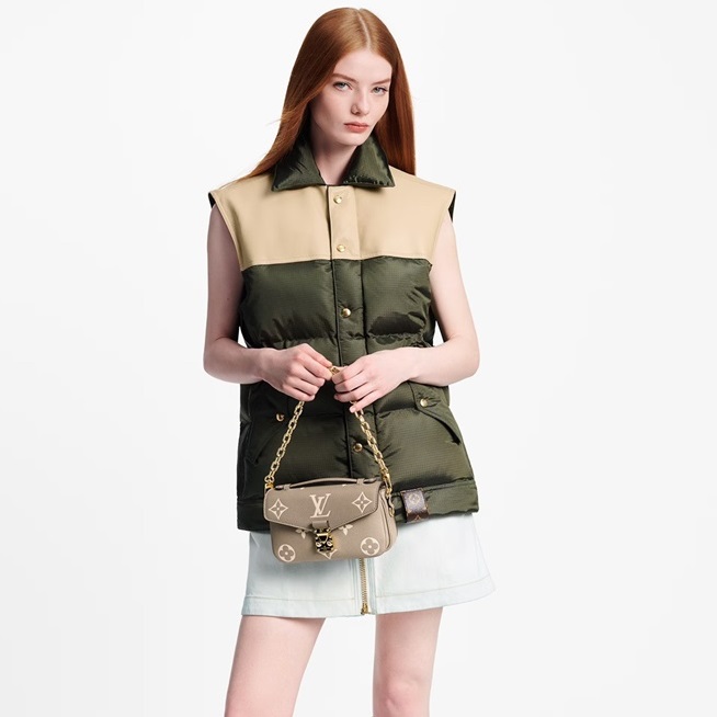 ルイヴィトンレディースベージュショルダーバッグv1554