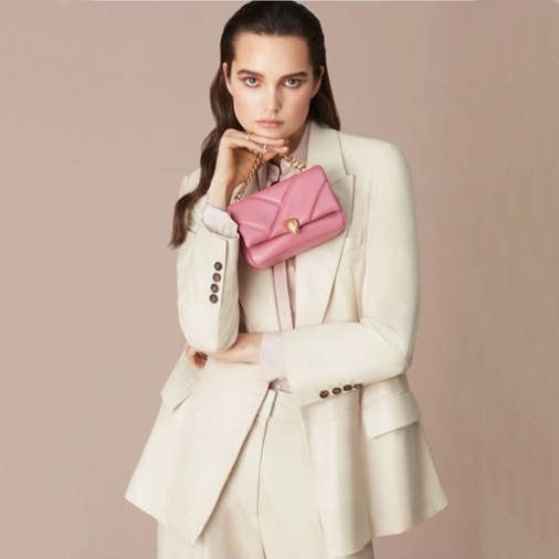 ブルガリレディースピンクミニバッグl03