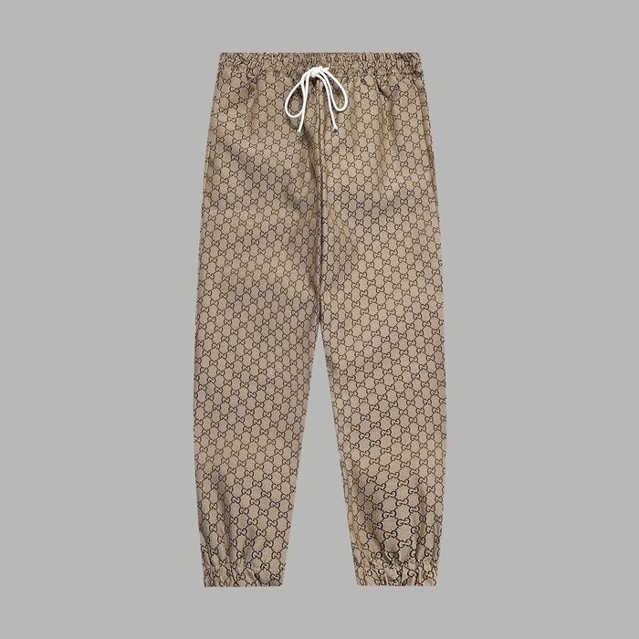 グッチメンズカジュアルキャメルパンツu857