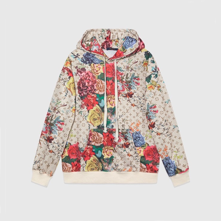 ルイヴィトンメンズベージュフーディv603