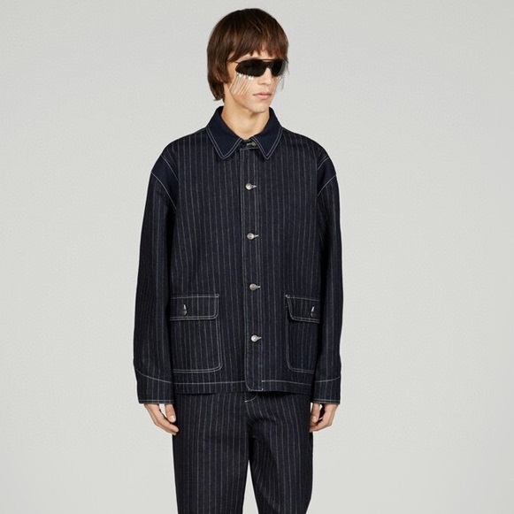 グッチメンズカジュアルネイビージャケットu883