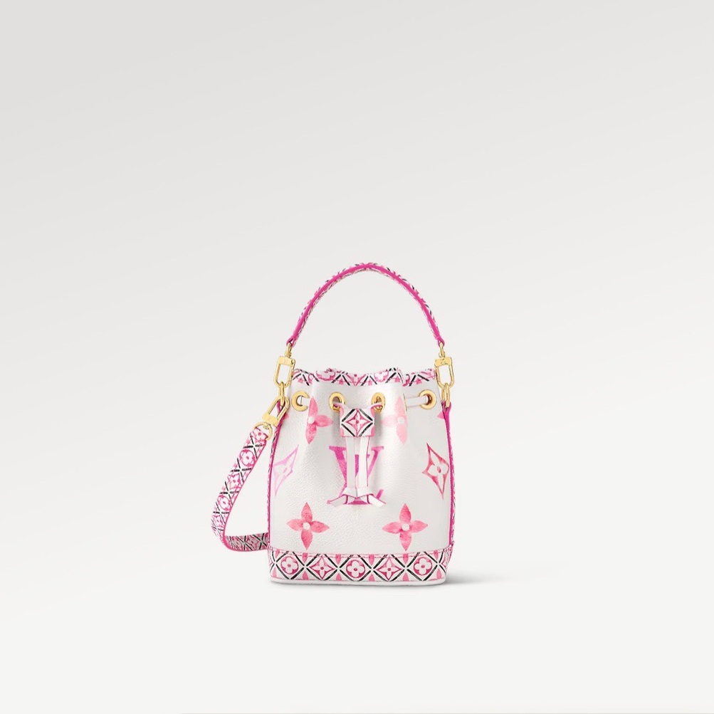 ルイヴィトンレディースピンクナノノエv1640