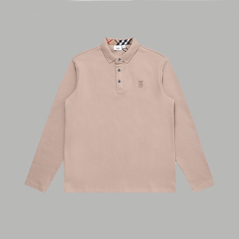 バーバリーメンズポロベージュスウェットシャツu241