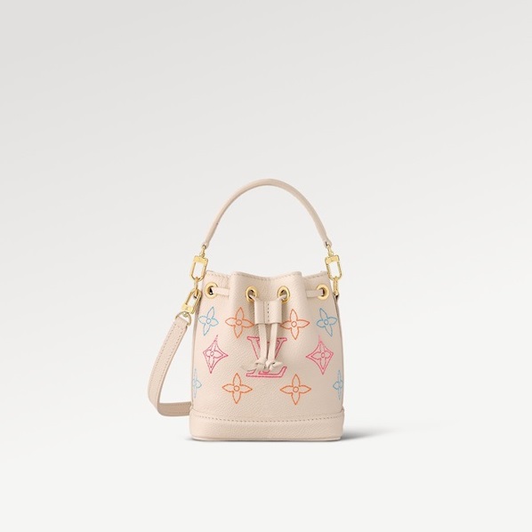 ルイヴィトンレディースアイボリーナノノエv1659