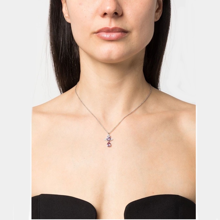 ヴィヴィアンウエストウッドレディースホワイトゴールドネックレスc188