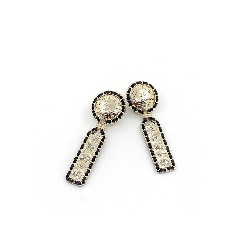 シャネルレディースゴールドピアスc199