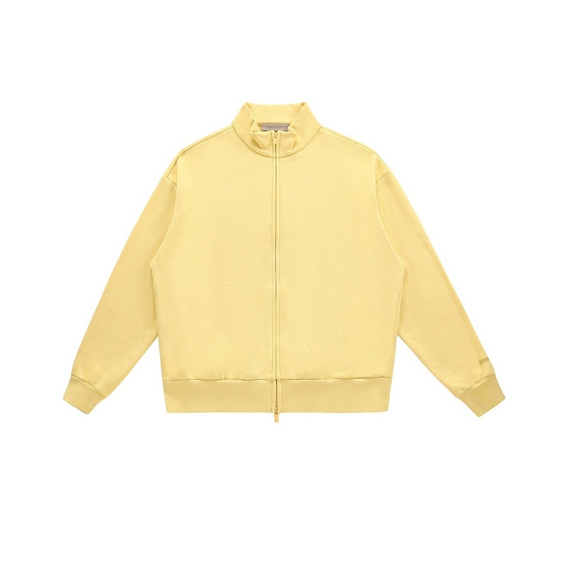フィアオブゴッドメンズイエロージップアップスウェットシャツa444
