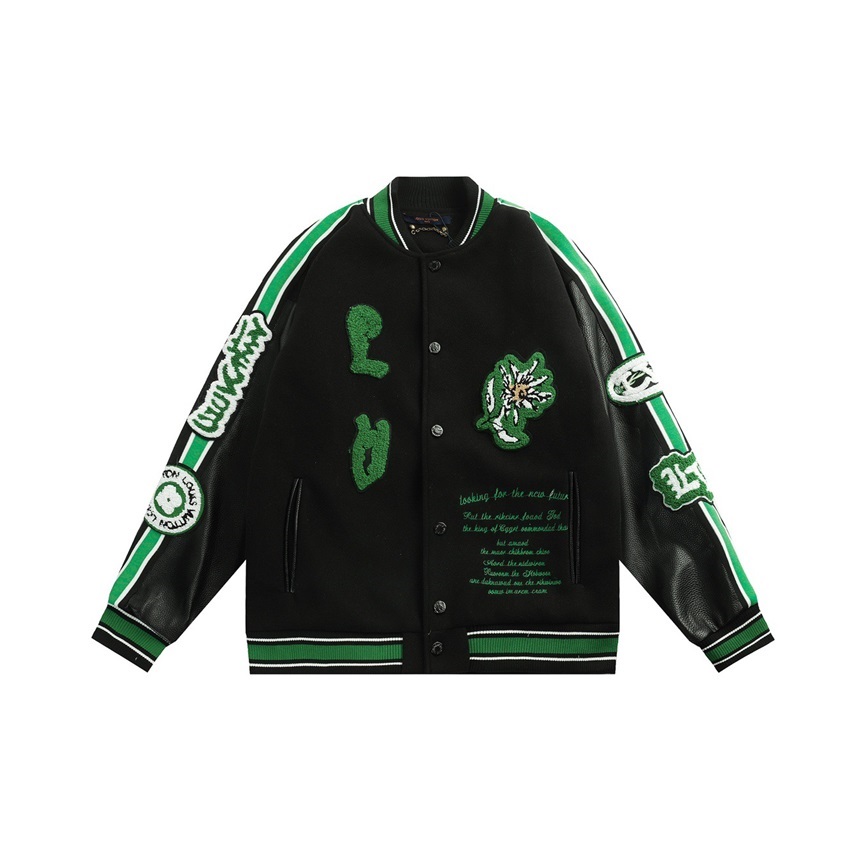 ルイヴィトンメンズモダンブラックジャケットv1666