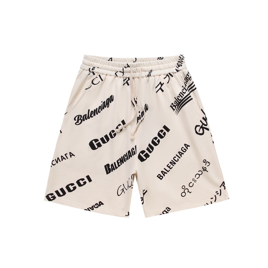 グッチメンズカジュアルアイボリーショートパンツu899