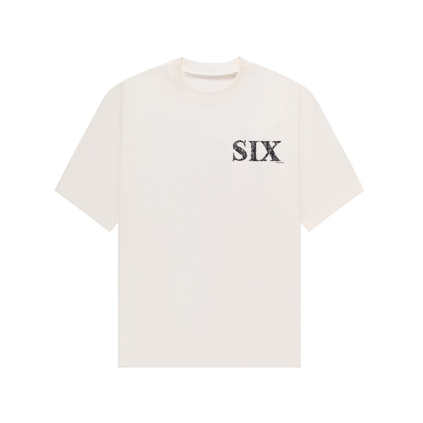 メゾンマルジェラユニセックスクルーネックアイボリー半袖Tシャツi205