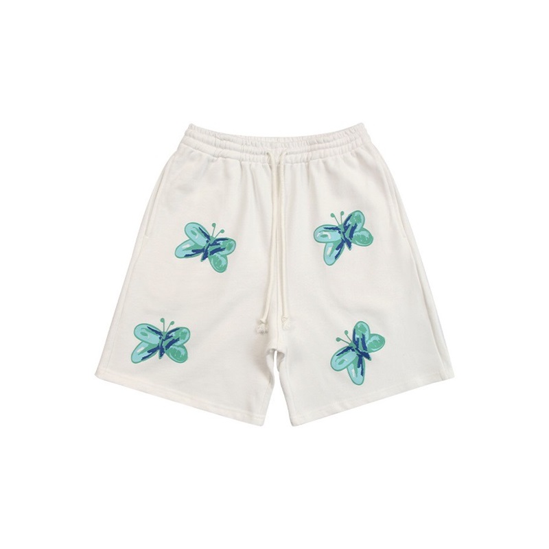 ウェルダンユニセックスカジュアルホワイトショートパンツl90