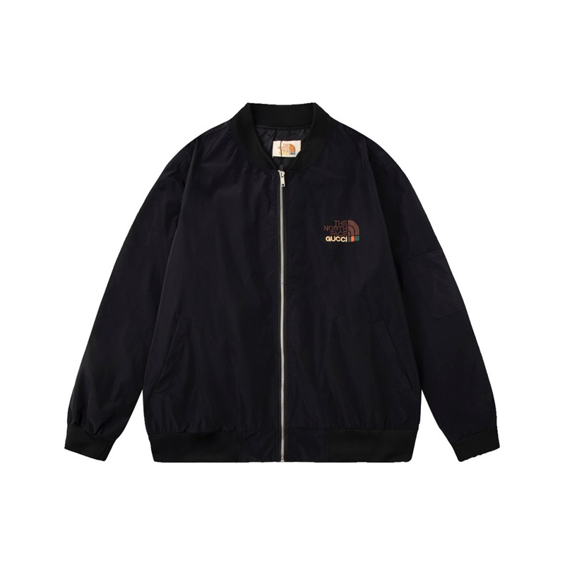 グッチメンズブラックジップアップジャケットu906