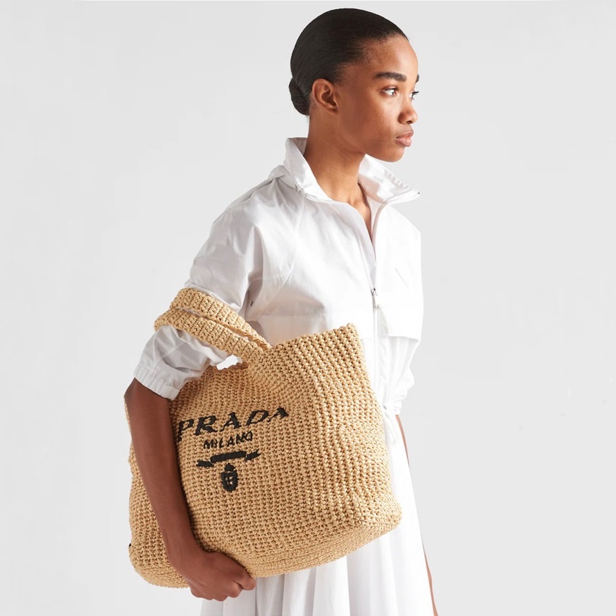 プラダレディースベージュショルダーバッグr658