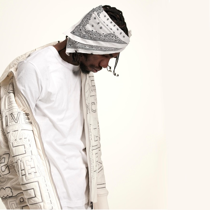 ジバンシィメンズホワイトレザージャケットi329