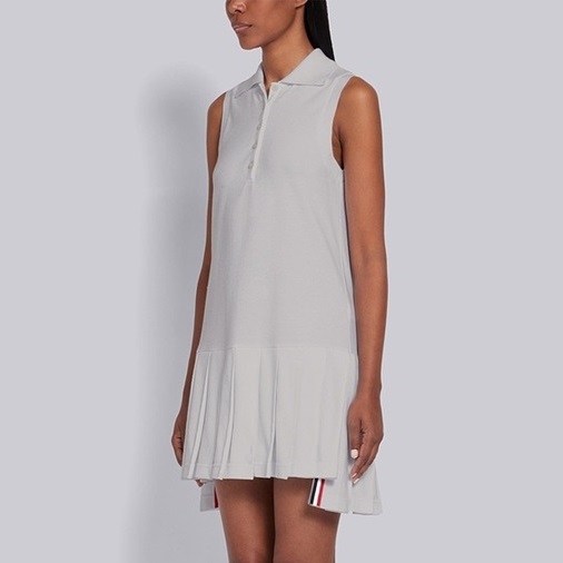 トムブラウンレディースグレーワンピース-h79