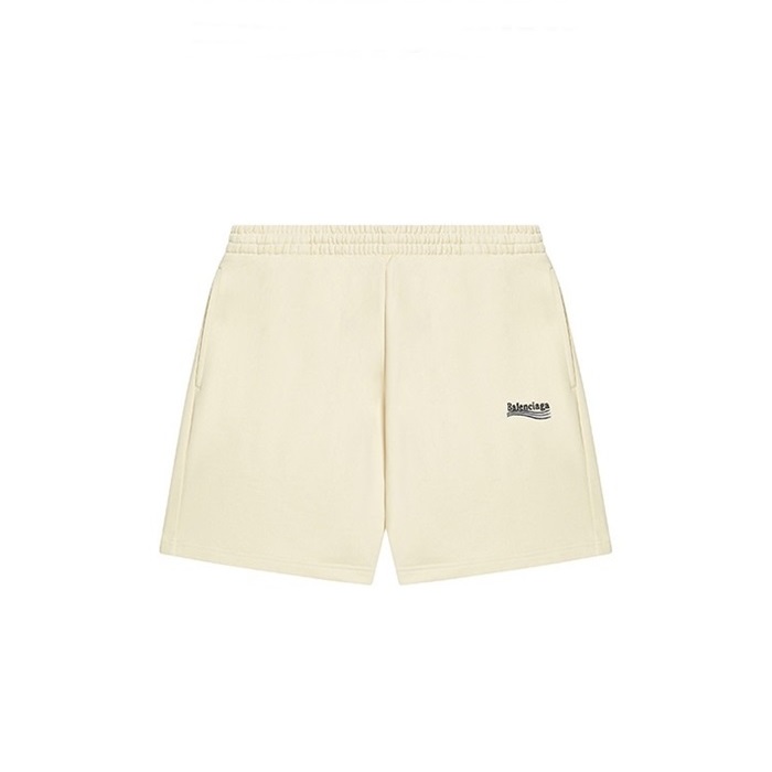 バレンシアガメンズアイボリーショートパンツa565