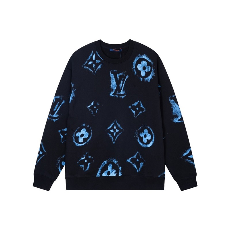 ルイヴィトンメンズモダンブラックスウェットシャツv1721
