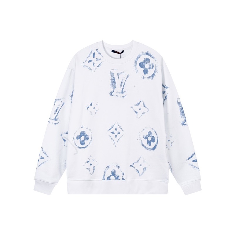 ルイヴィトンメンズモダンホワイトスウェットシャツv1722