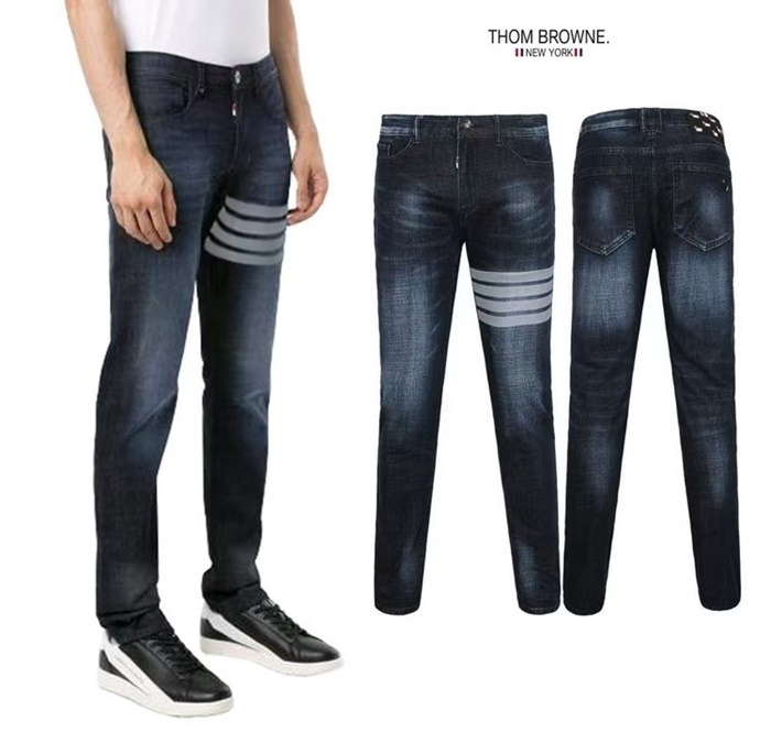 トムブラウンメンズグレージーンズh88