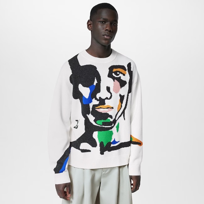 ルイヴィトンメンズクルーネックニットv1731