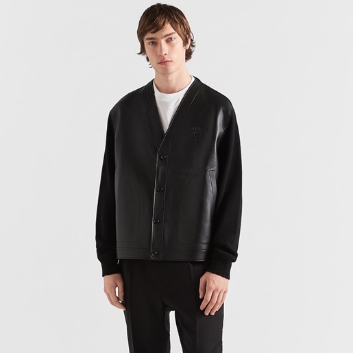 プラダメンズモダンブラックジャケットr687