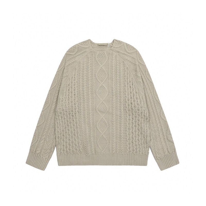 フィアオブゴッドメンズクルーネックグレーニットa447