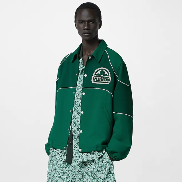 ルイヴィトンメンズグリーンジャケットv1745