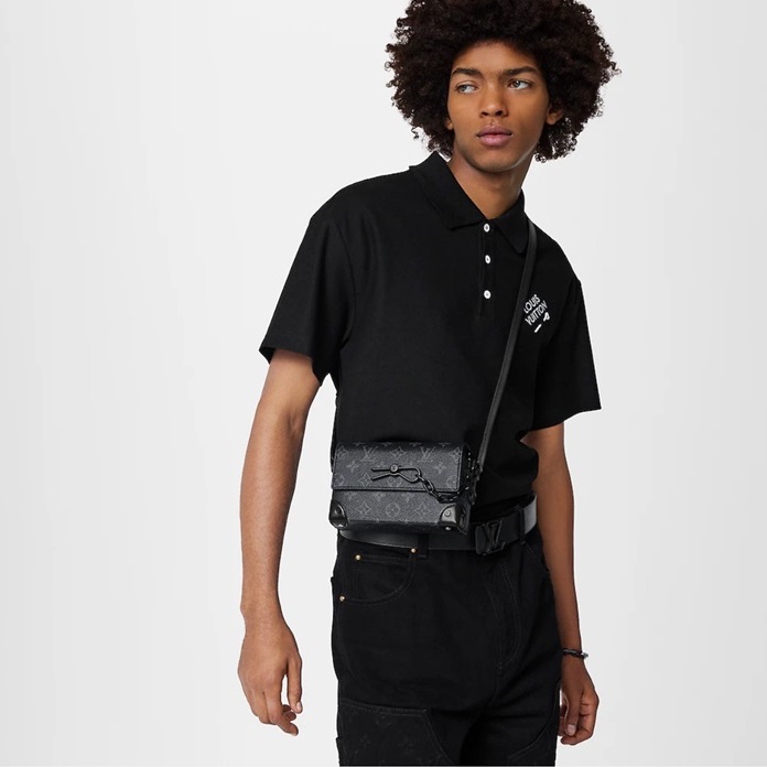 ルイヴィトンメンズブラックカメラバッグv1747