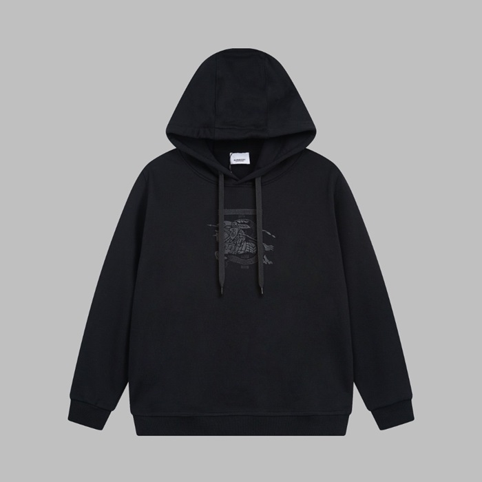 バーバリーメンズブラックフーディu265