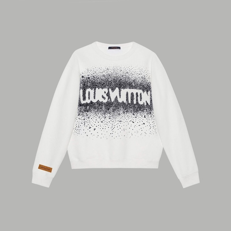 ルイヴィトンユニセックスホワイトスウェットシャツv1761