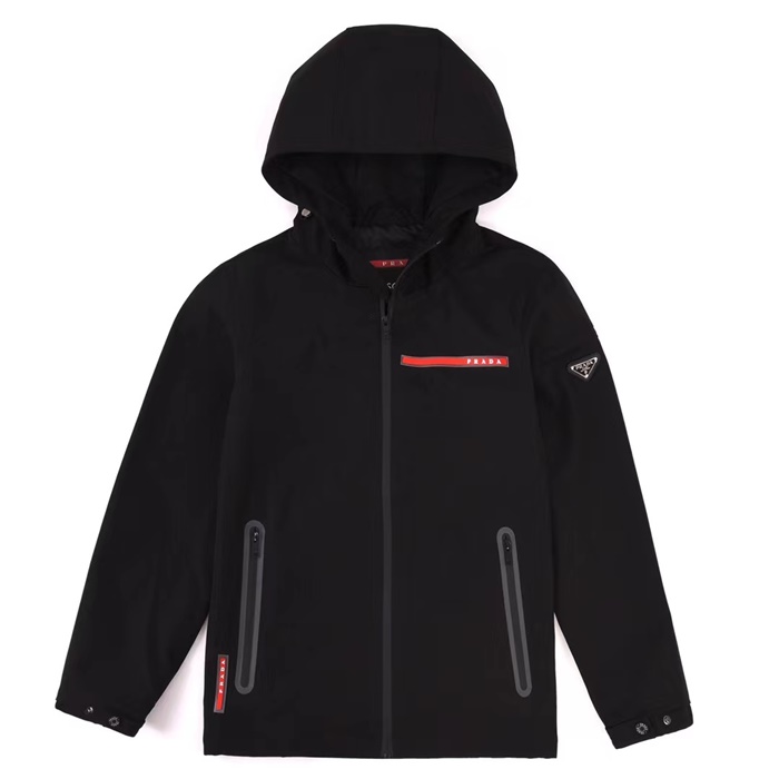 プラダメンズモダンブラックジャケットr724