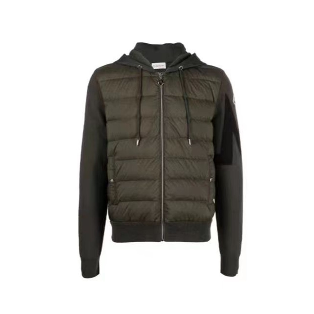 モンクレールメンズカーキダウンジャケットo166