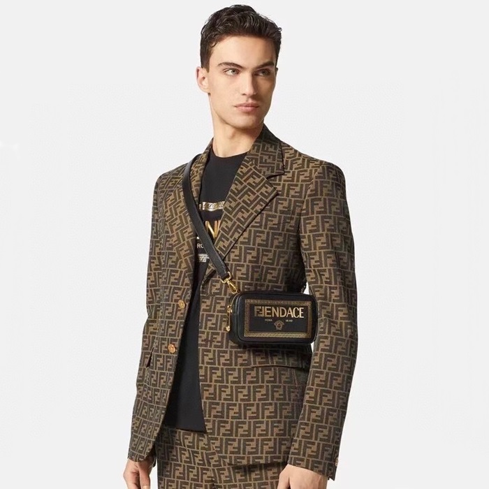 ェンディメンズモダンカーキスーツジャケットe498