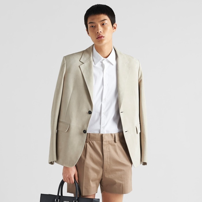 プラダメンズグレースーツジャケットr727