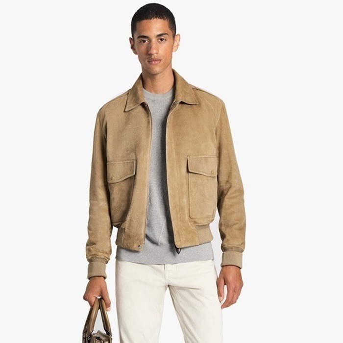 ベルルッティメンズキャメルレザージャケットr198