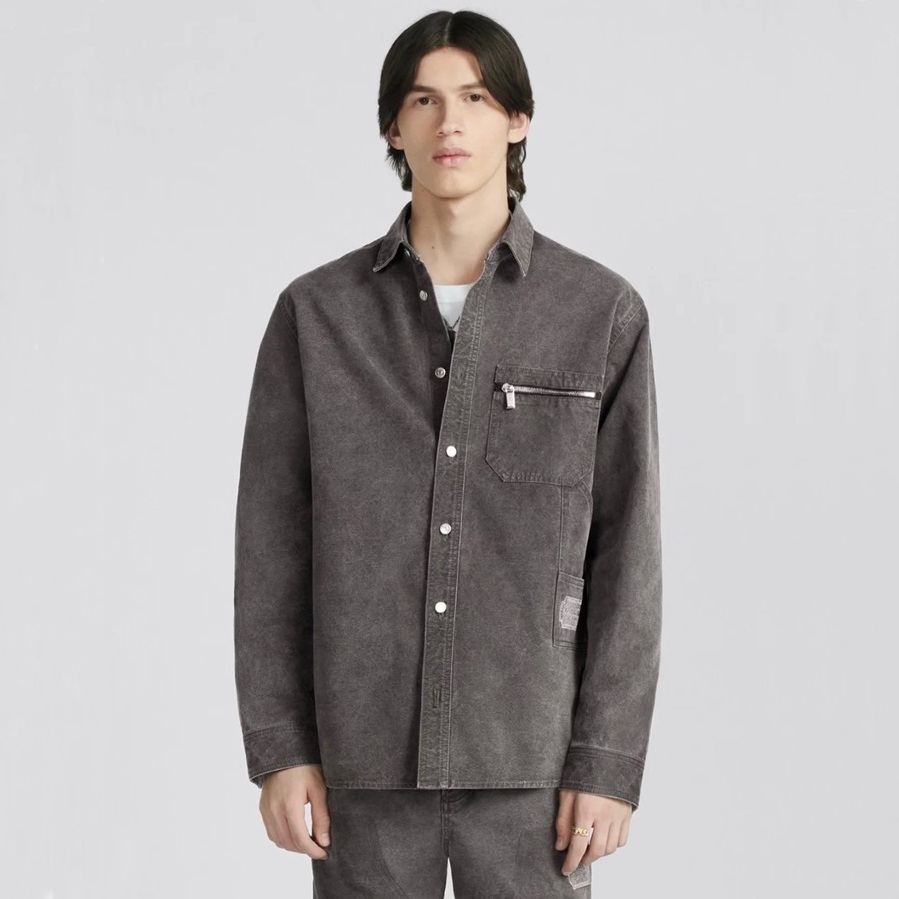 ディオールメンズカジュアルブラックシャツi687