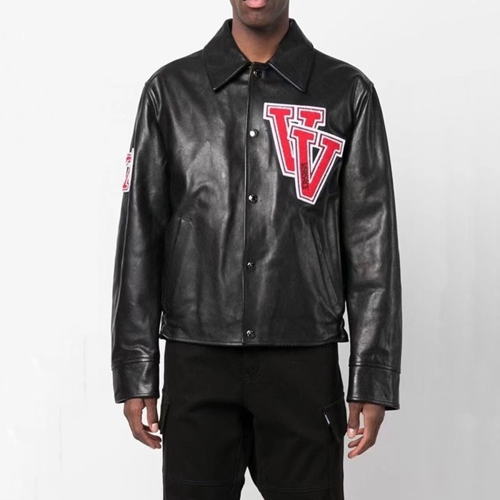 ヴェルサーチェメンズカジュアルレザージャケットe114