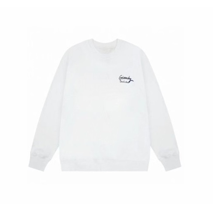 ジバンシィメンズカジュアルホワイトスウェットシャツi341