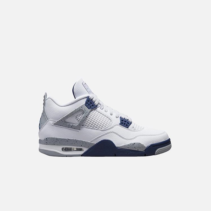ジョーダンメンズ4ミッドナイトネイビーハイスニーカーr08