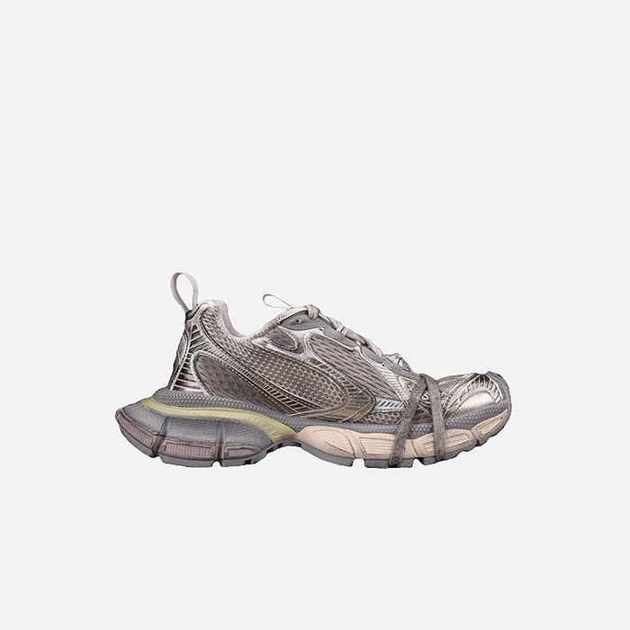 バレンシアガユニセックス3ベージュグレースニーカーa657