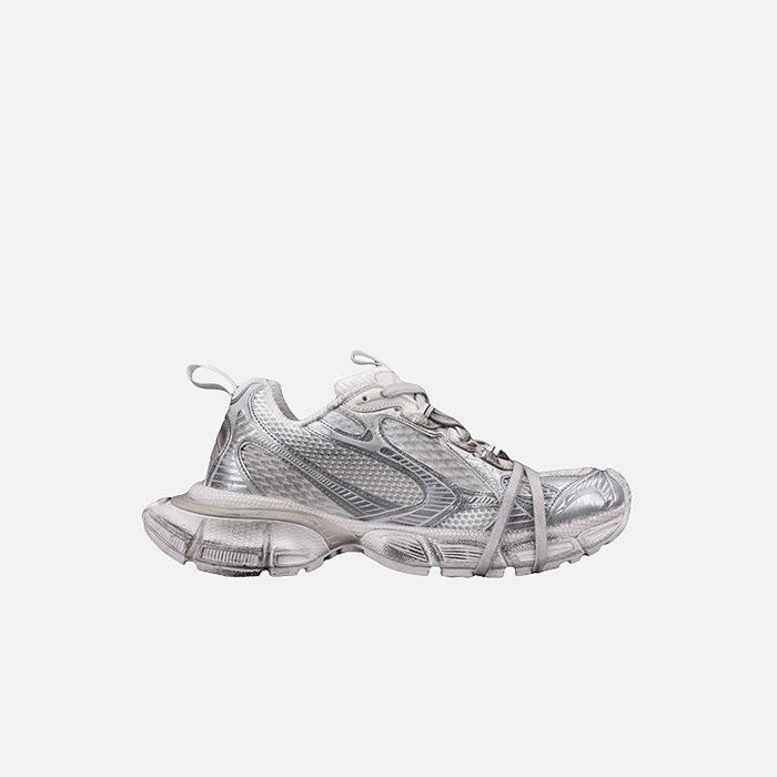 バレンシアガユニセックス3ホワイトスニーカーa658