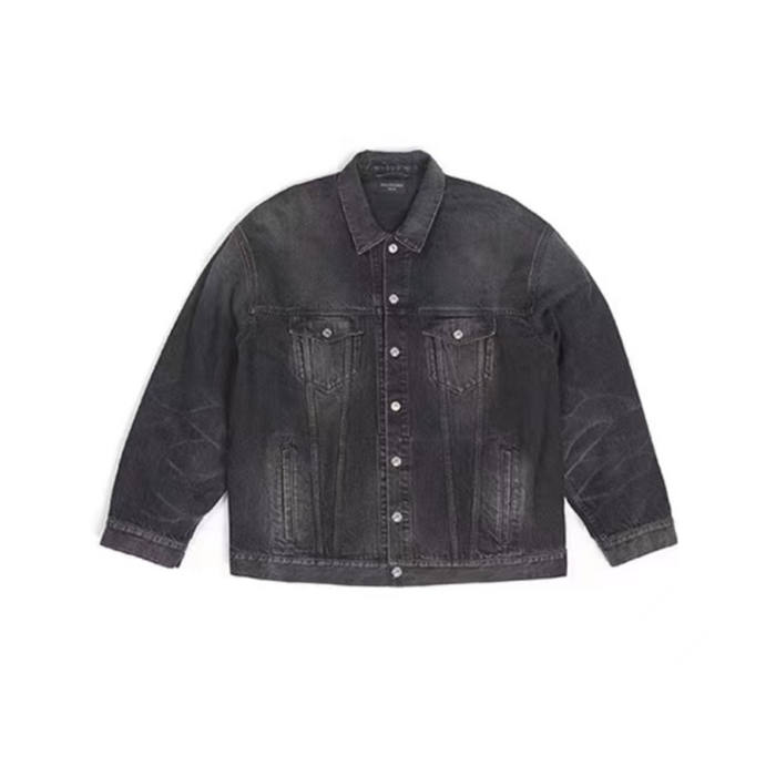 バレンシアガメンズブラックジャケットa691