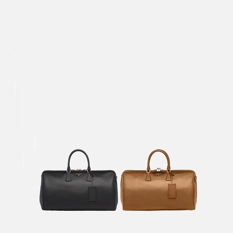 プラダメンズサフィアーノレザートラベルバッグr750