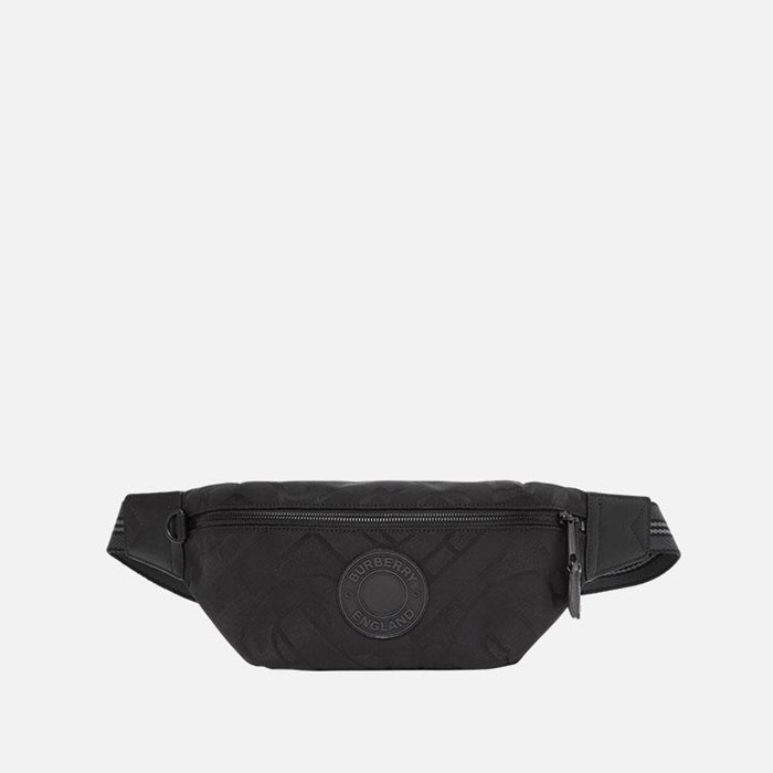 バーバリーメンズモノグラムジャカードベルトバッグ-u312