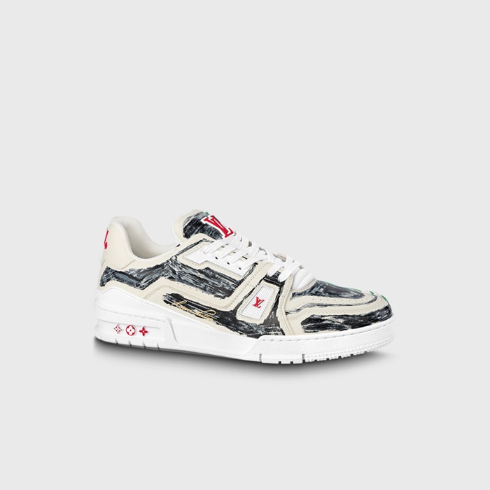 ルイヴィトンメンズトレーナーブラックスニーカーv1894