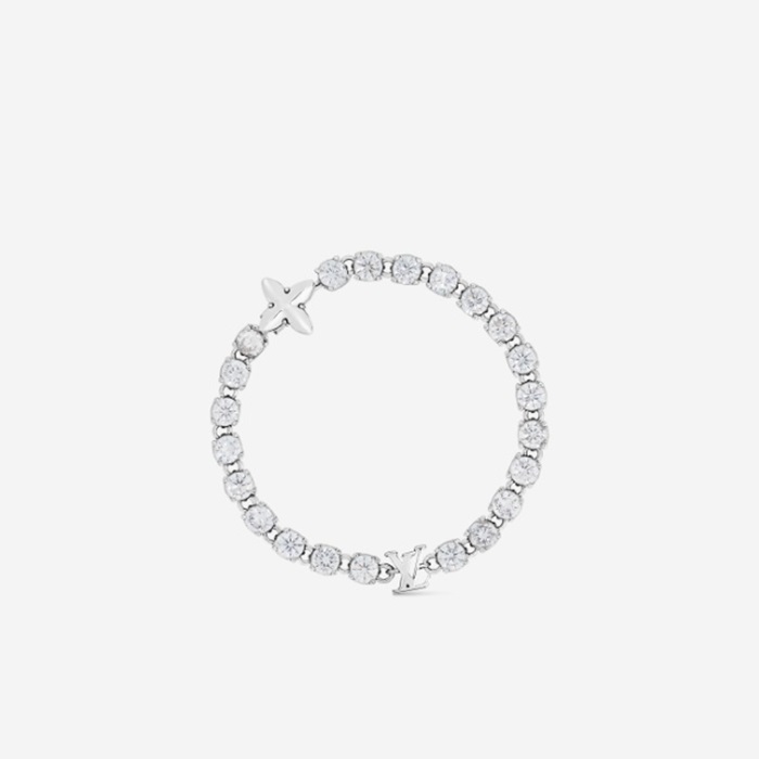 ルイヴィトンメンズクリスタルブレスレットP3355c210