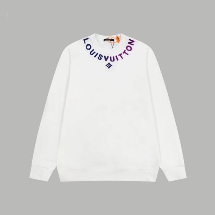 ルイヴィトンメンズホワイトスウェットシャツv1902