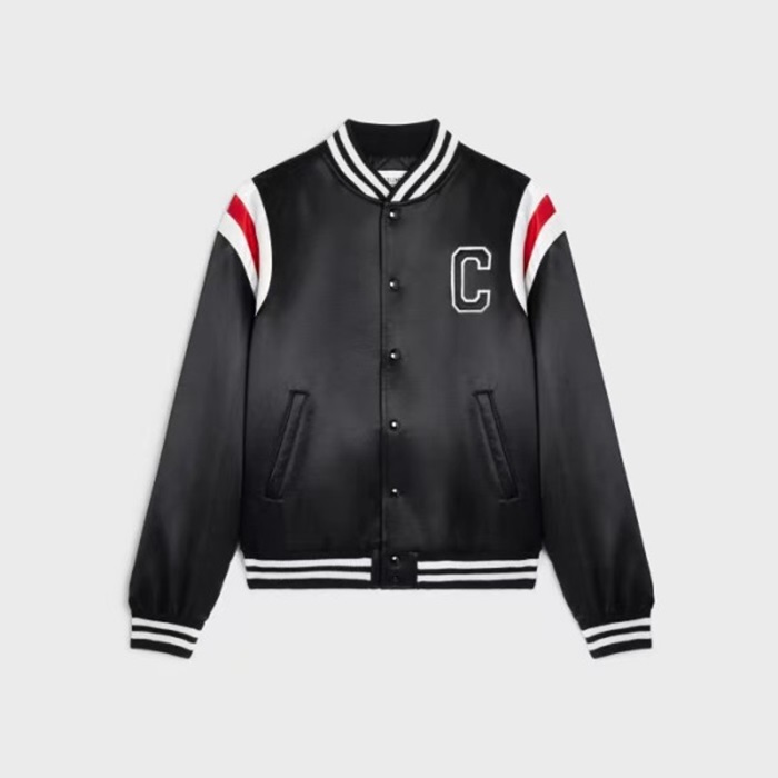 セリーヌメンズブラックジャケットe219