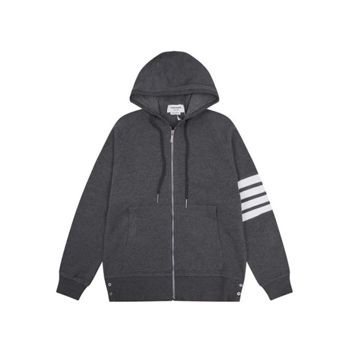 トムブラウンメンズカジュアルグレーフーディh91