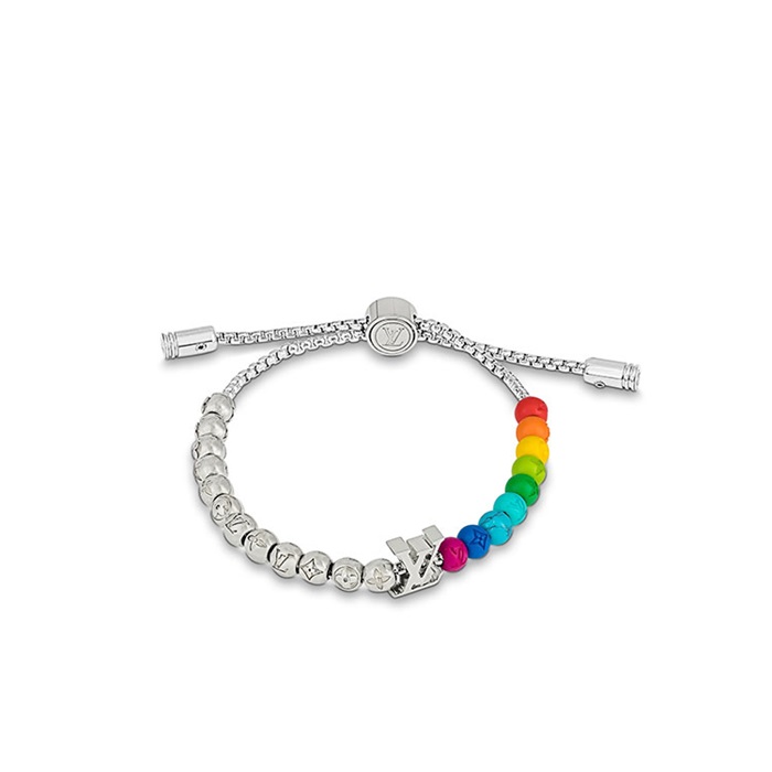 ルイヴィトンメンズモノグラムミニビーズブレスレットc270